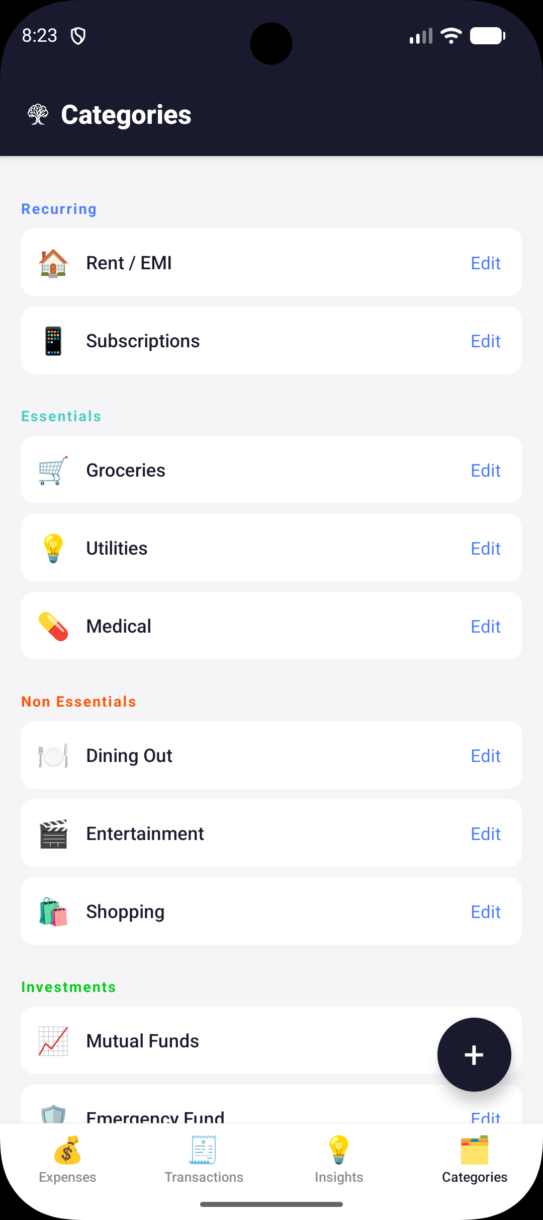 Categories